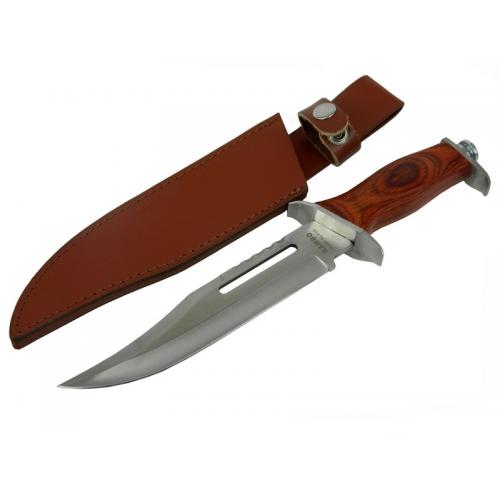 , BCY-Rambo111, Bıçaklar, 111 Rambo Bıçağı 32 cm - Ahşap Metal Saplı, Perçinli
