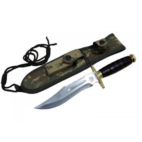 Halmak, BCY-Stsndart, Bıçaklar, T.C. Standart Komando Bıçağı 30 cm - Tırtıklı, Kamuflaj Kılıflı
