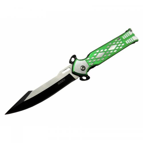 Lanmark, BCY-Y18C, Çakı & Bıçak, Lanmark Y18C Yeşil İnce Kamp Çakı 20 cm - Manuel, Kemerlikli, Plastik Desenli Sap