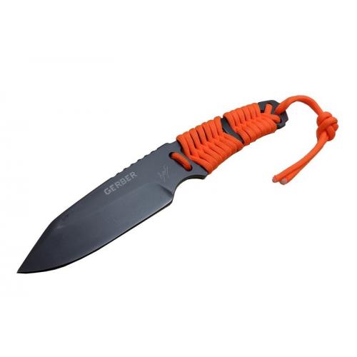 Gerber, BCY-4660812D, Bıçaklar, GB Paracord 4660812D Kamp Bıçak 20 cm - Metal & İpli Sap, Plastik Kılıflı