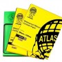 Atlas, OZK-ASZS5, Zımpara & Eğeler, Atlas Su Zımparası Seti 5 Adet - 188 Kalite, 230x280 mm Tabaka Kağıt