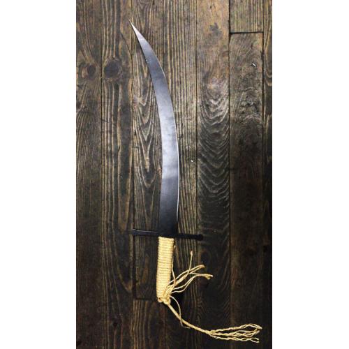 , OZK-HKB007, Kılıç, Pala, Balta & Kama, Dekoratif Çelik Kılıç - Parlak Siyah 75 cm - 007