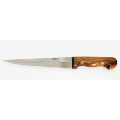 Küçükata, OZK-KASKB5, Kasap & Kurban Bıçakları, Küçükata Bursa İnce Sivri Kasap Bıçağı No:5, 23 cm - Ahşap Sap