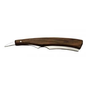 C-1 Kahverengi Ustura Bıçak 27,5cm - Manuel, Ceviz Ağacı Sap