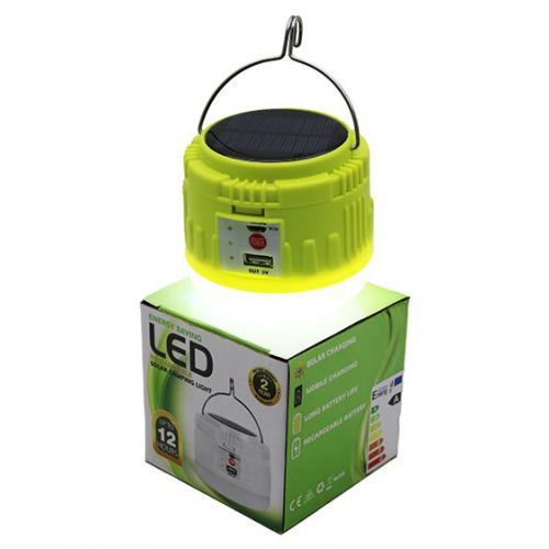 Led Solar Camping Light USB Solar Şarjlı Askılı Kamp Lambası Powerbank