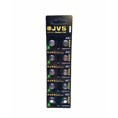 Jvs AG1 1.5 Volt LR60 Saat Pili 10'Lu Kart