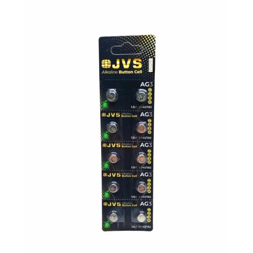 Jvs AG3 1.5 Volt LR41 Saat Pili 10'Lu Kart